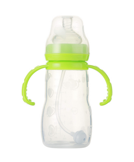 孩儿宝240ml宽口自动硅胶奶瓶