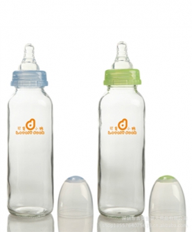 G-2009 Feeding Bottle 标准口径 圆形普通玻璃奶瓶 24