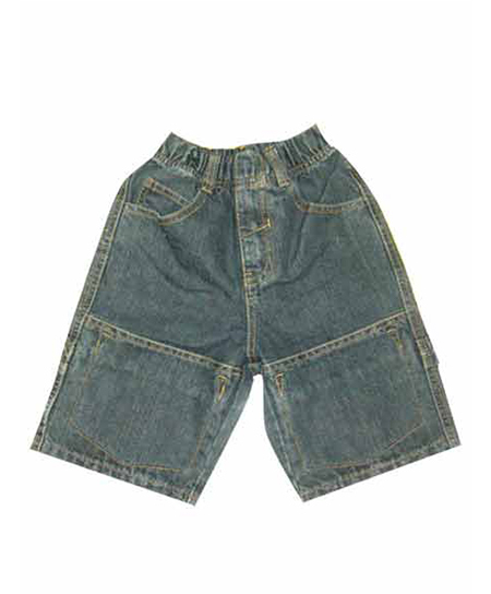 泰堡迪儿童牛仔短裤（青色）代理,样品编号:47625