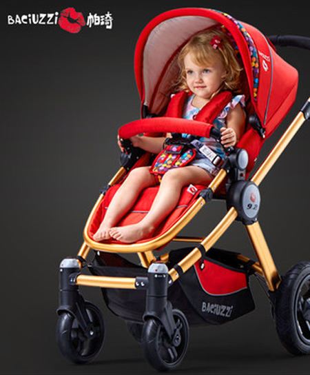 帕琦婴儿推车高景观可躺可坐婴儿车代理,样品编号:47835