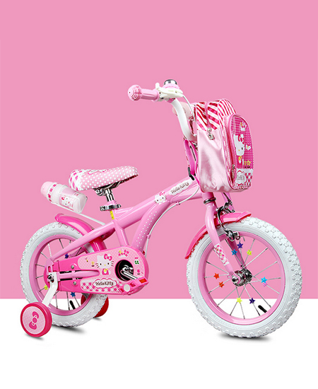 奥特王儿童自行车女宝宝童车粉色公主单车代理,样品编号:48165