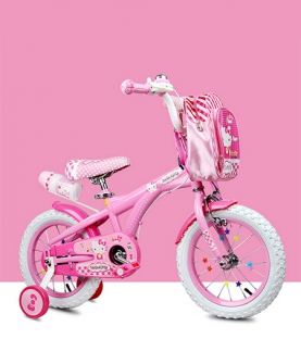 女宝宝童车粉色公主单车