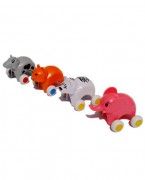 可爱动物小车玩具