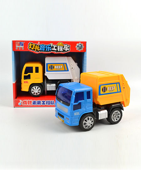 铠胜隆玩具灯光音乐惯性清洁车玩具代理,样品编号:52255