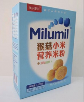 猴菇胡萝卜小米米粉盒装