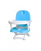 Babygo省空间儿童餐椅（蓝色）