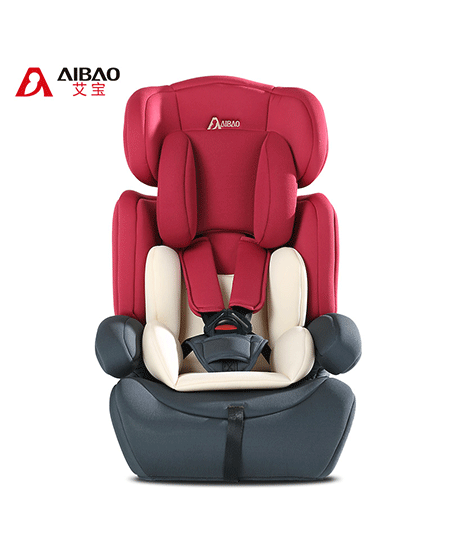 艾宝婴儿安全座椅（红灰色）