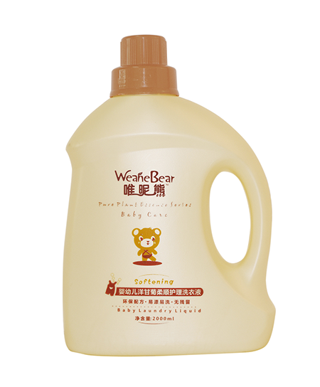 唯昵熊洋甘菊柔顺护理洗衣液2000ml