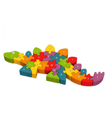 BeginAgain玩具字母恐龙A-Z纯木质益智积木代理,样品编号:57110