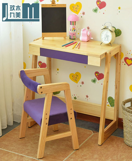 玖木九美家具儿童书桌学习桌椅套装代理,样品编号:57605