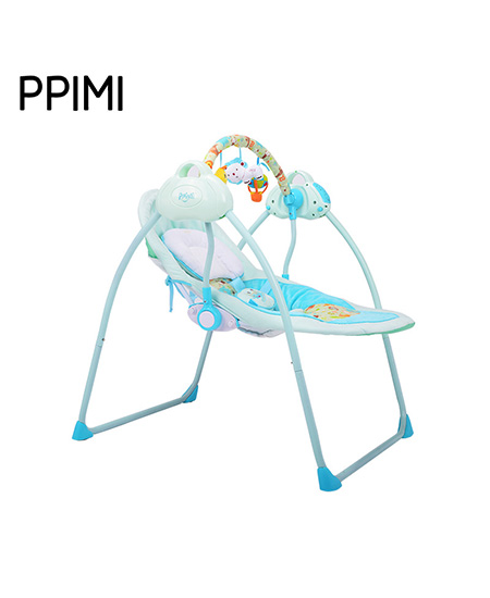ppimi摇椅婴儿电动摇篮(蓝色)代理,样品编号:41351