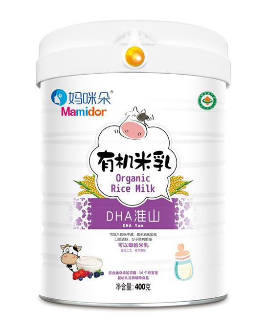 米素儿婴童营养品dha淮山有机米乳代理,样品编号:64652