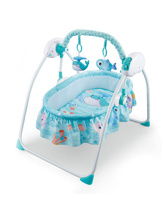 艾婴儿婴童用品婴儿智能遥控摇床代理,样品编号:65064