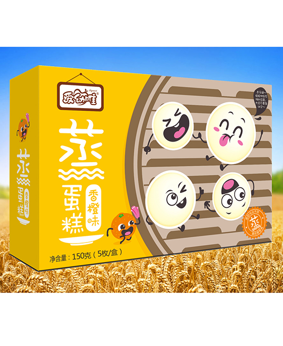 爱幼唯水果粒蒸蛋糕-香橙味代理,样品编号:66419