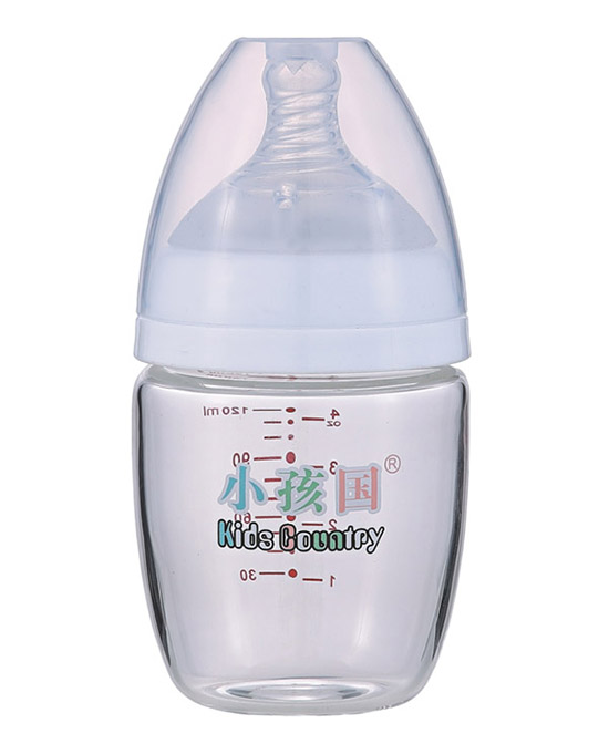 小孩国婴童哺喂用品初生宽口玻璃奶瓶120ml代理,样品编号:66021