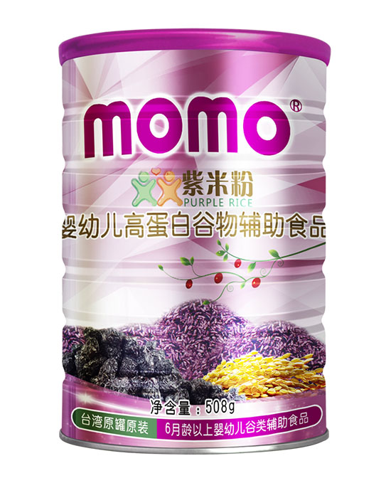 momo婴幼儿高蛋白紫米粉