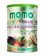 momo婴幼儿高蛋白苹果味麦粉
