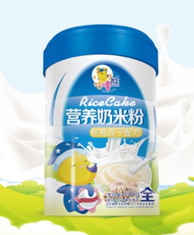 核桃莲子配方营养奶米粉