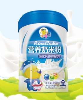 强化钙铁锌配方营养奶米粉