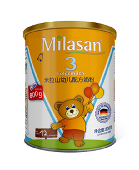 米拉山配方奶粉milasan幼儿配方奶粉3段代理,样品编号:60038