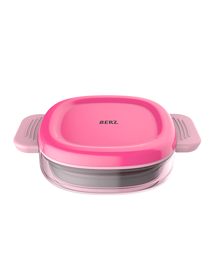 贝氏儿童餐具注水保温碗粉色代理,样品编号:60481