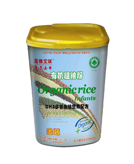 思雅艾琪牛奶粉金装有机粗粮DHA多谷杂粮营养米粉代理,样品编号:61292