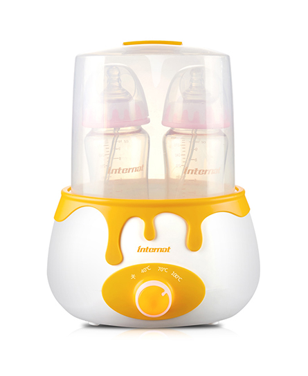 益特龙奶瓶智能电子双瓶温奶器 旋钮式代理,样品编号:60570