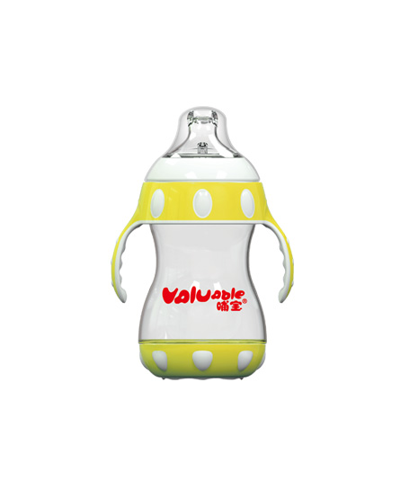 哺宝纸尿裤哺宝新生婴儿宽口径玻璃奶瓶宝宝奶瓶防胀气防摔弧形奶瓶代理,样品编号:61800