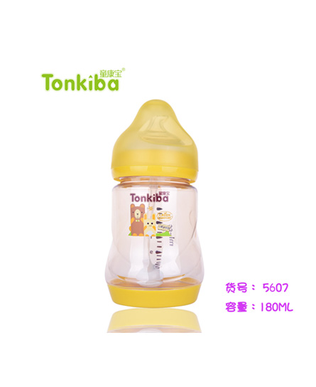 童康宝硅胶奶瓶奶瓶180ml代理,样品编号:61840