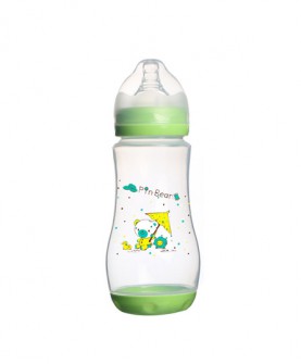 大容量宽口径防胀气婴儿奶瓶pp塑料婴儿奶瓶 350ml