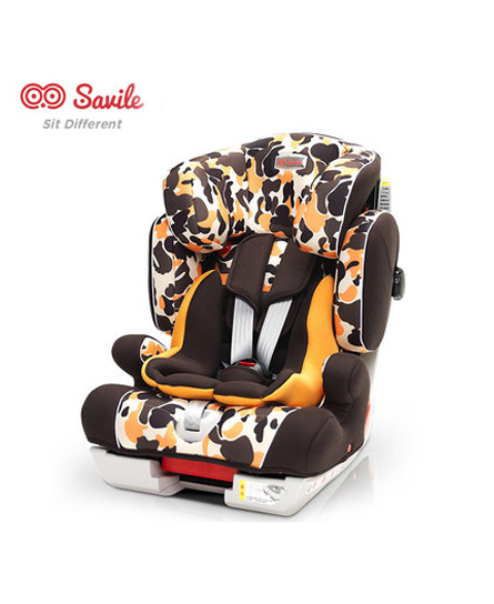 Savile儿童安全座椅汽车用9个月-12岁猫头鹰婴儿车载可配isofix