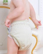 婴儿尿布裤纯棉透气防漏