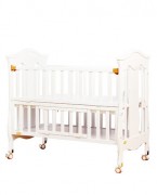 婴儿床 实木多功能欧式宝宝床摇床bb床环保漆新生婴儿床实木床