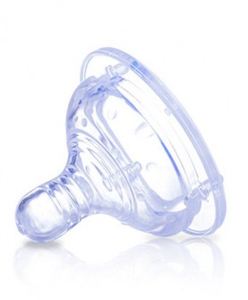 宝宝硅胶奶瓶专用大口径宽口 奶嘴婴儿母乳实感进口奶嘴