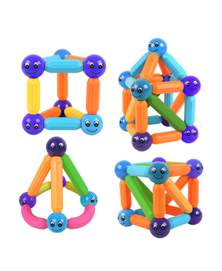 纽奇磁力棒片男 女孩益智拼装磁性磁铁吸铁石儿童积木玩具3-6周岁