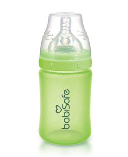 安儿欣奶瓶宽口奶瓶新生儿防胀气安全玻璃奶瓶 婴儿防爆奶瓶180ml代理,样品编号:63700