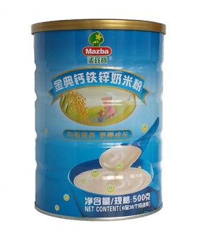 金典钙铁锌奶米粉