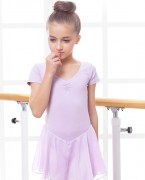 女童舞蹈服夏季舞蹈裙短袖芭蕾舞裙形体儿童舞蹈练功服