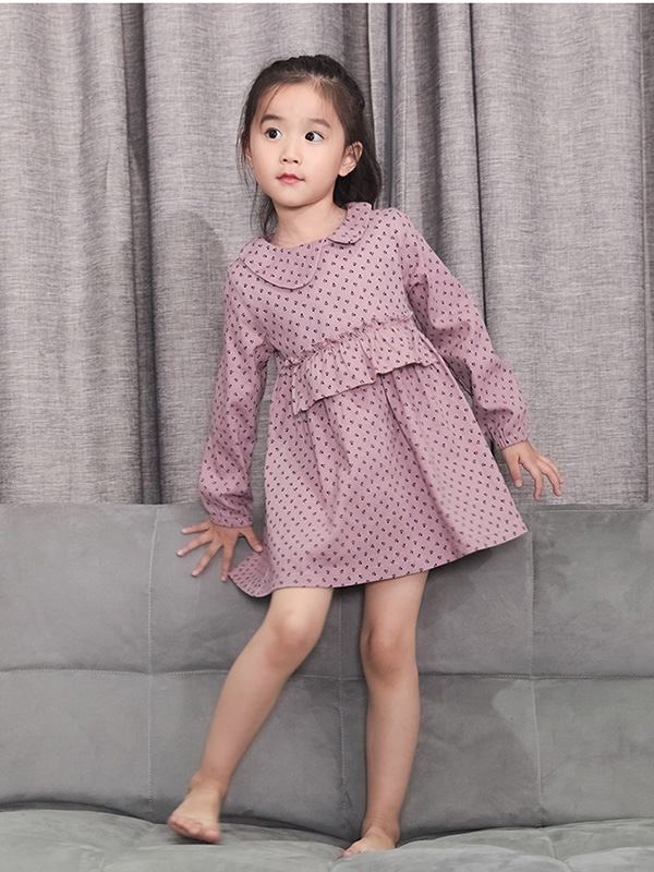 米卡酷童装女童秋装连衣裙2017新款代理,样品编号:63388