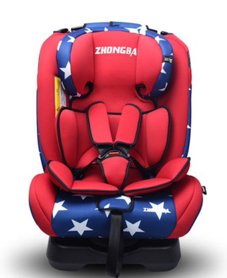 众霸安全座椅儿童安全座椅0-4-6-7-12岁汽车用婴儿宝宝车载座椅可坐躺正反安装代理,样品编号:63434