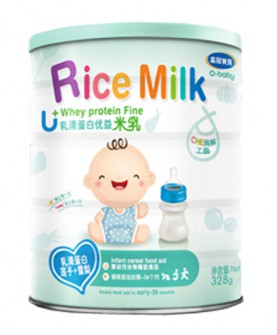 婴幼儿乳清蛋白优益米乳莲子+雪梨328克