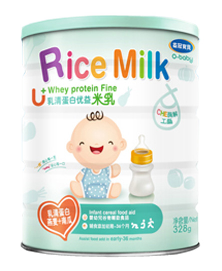 益冠宝贝米乳婴幼儿乳清蛋白优益米乳南山+燕麦328克代理,样品编号:63066