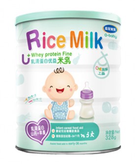 婴幼儿乳清蛋白优益米乳山药+苹果328克
