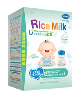 婴幼儿乳清蛋白优益米乳莲子+雪梨盒装260克