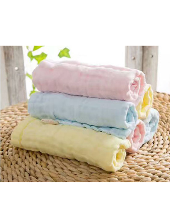 淘贝猫婴童用品彩色水洗纱布手帕-侧面代理,样品编号:66838
