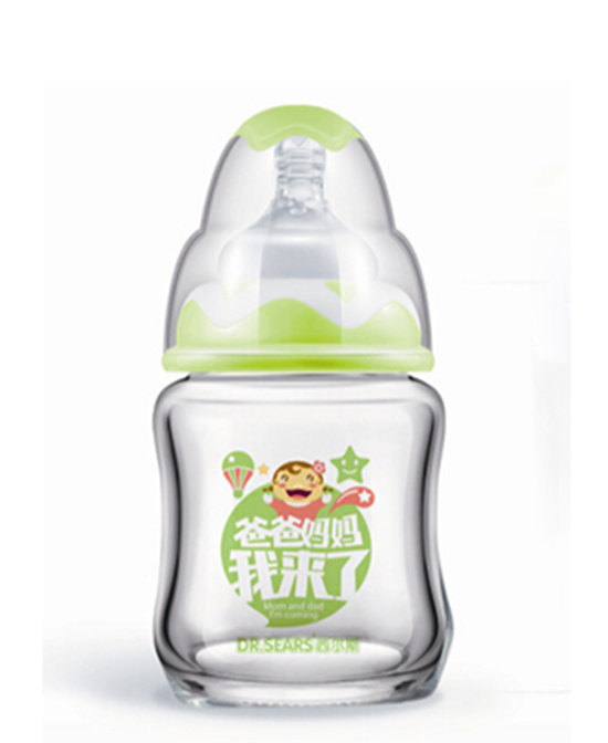 西尔斯婴童哺喂用品宽口径初生用玻璃奶瓶代理,样品编号:67479
