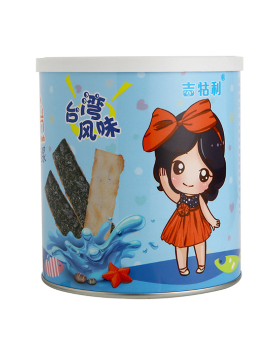 吉牯利儿童零食鲜鱼海苔脆片-盒装代理,样品编号:67724