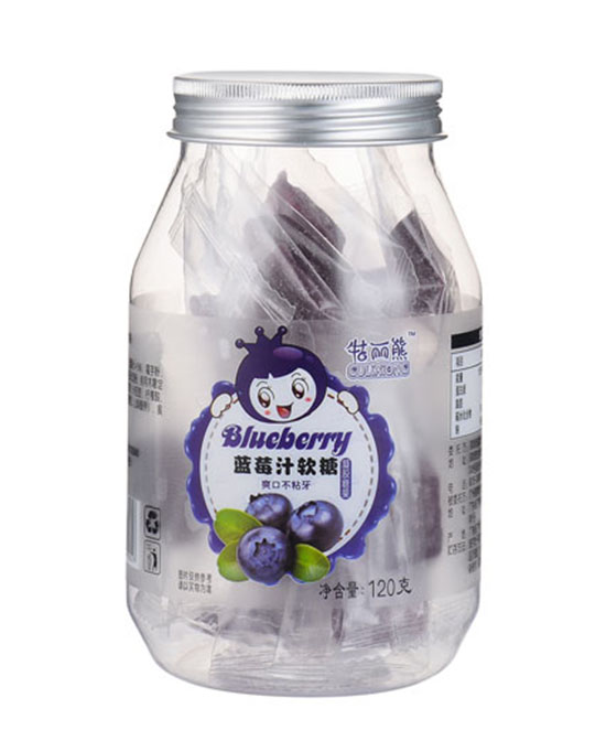 牯丽熊儿童零食蓝莓汁软糖代理,样品编号:67725