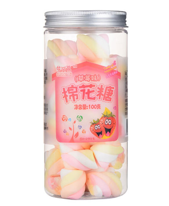 牯丽熊儿童零食草莓味棉花糖代理,样品编号:67728