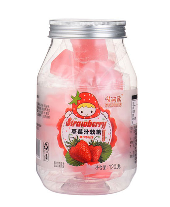 吉牯利儿童零食草莓汁软糖代理,样品编号:67731